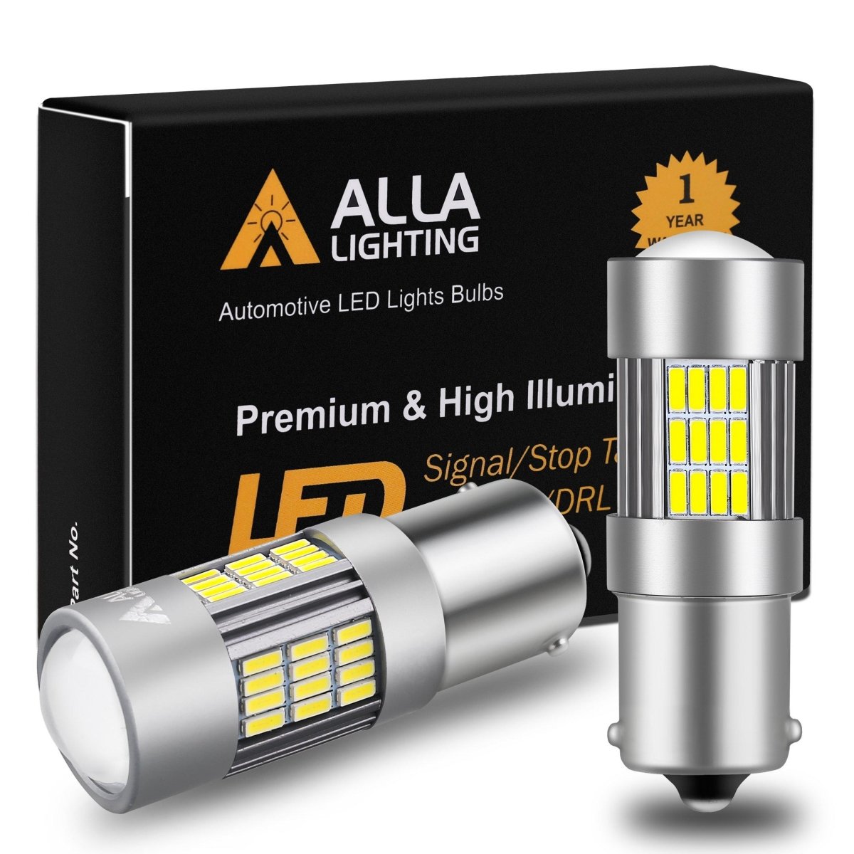 1156 7506 LED Bulbs Super Bright Reverse, Signal, Daytime Running Lights -Alla Lighting
