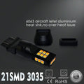4157 3157 LED Switchback Turn Signal Lights Bulbs, 6000K White/Amber Yellow