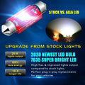 41mm 211-2 578 LED Festoon Bulbs Interior Lights Replacement 212-2