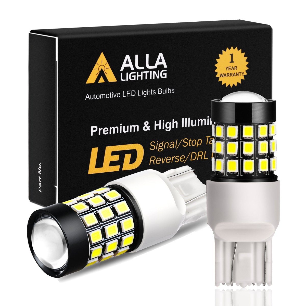 7440 7443 LED Bulbs Super Bright Signal, Reverse, Brake Stop Tail Lights -Alla Lighting