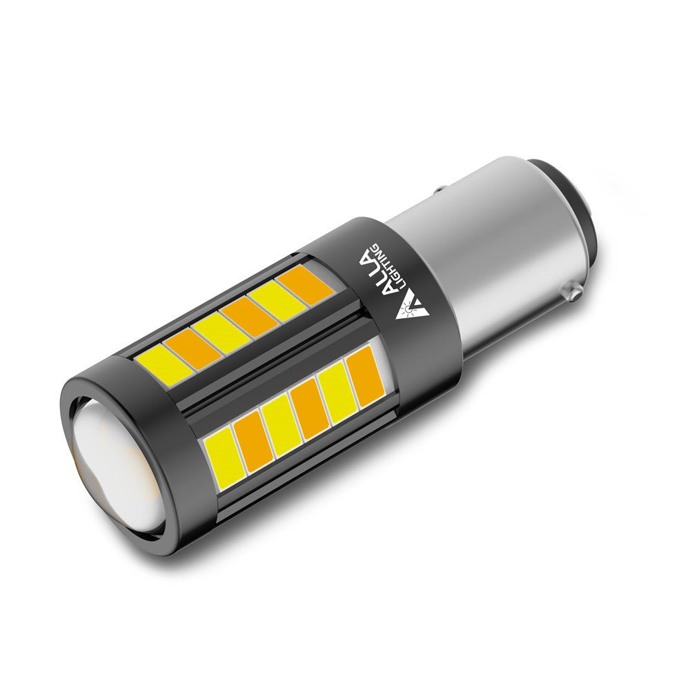 BAY15D 1157 Switchback LED Bulbs, Dual Color Turn Signal Lights -Alla Lighting