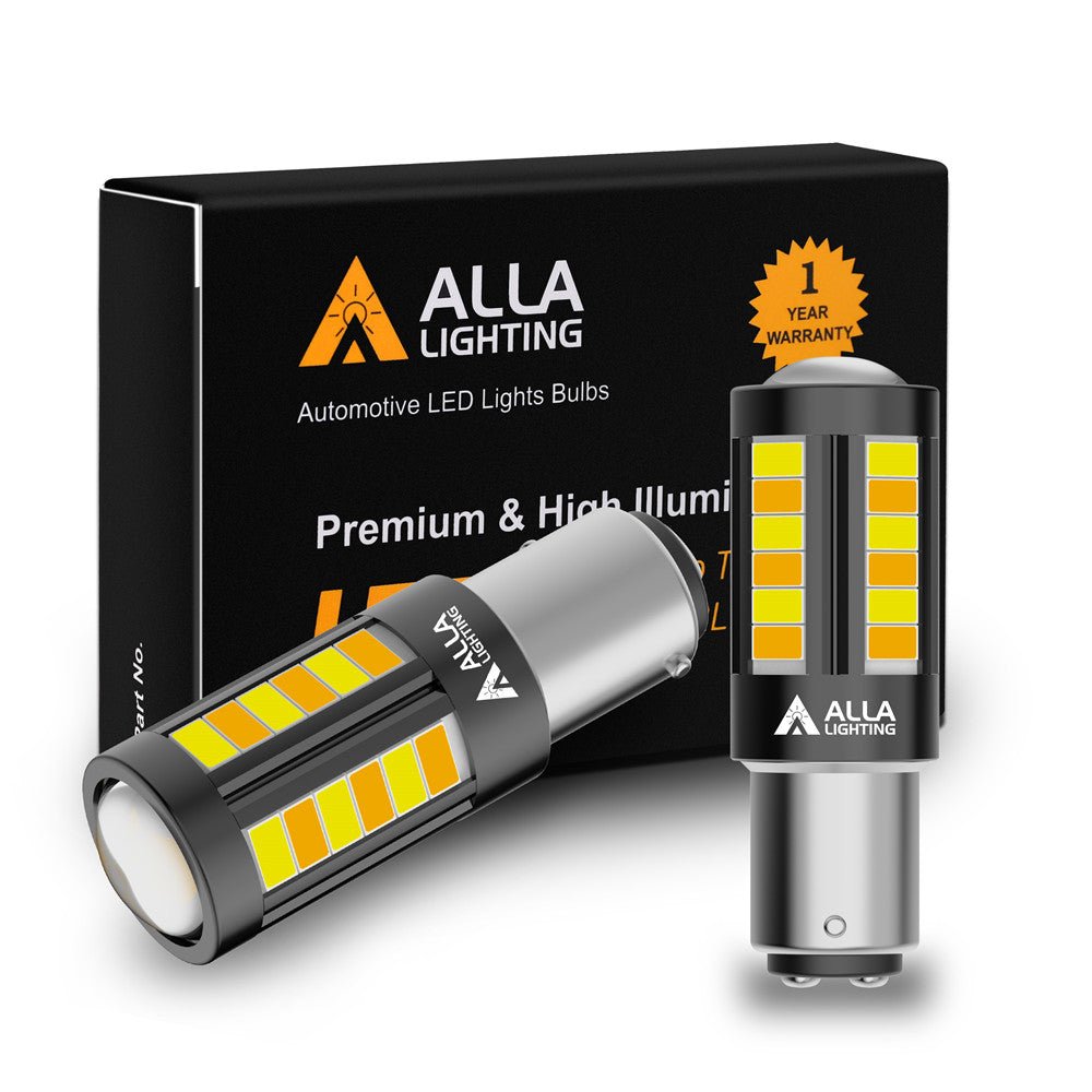 BAY15D 1157 Switchback LED Bulbs, Dual Color Turn Signal Lights -Alla Lighting