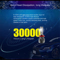 Combo 9005 H11 LED Forward Lightings Bulbs High and Low Beam, 6000K Xenon White