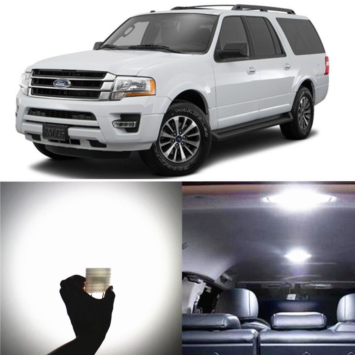 Ford Expedition Dome Lights/Interior Trunk Cargo Room Lights Bulb LED Upgrade -Alla Lighting