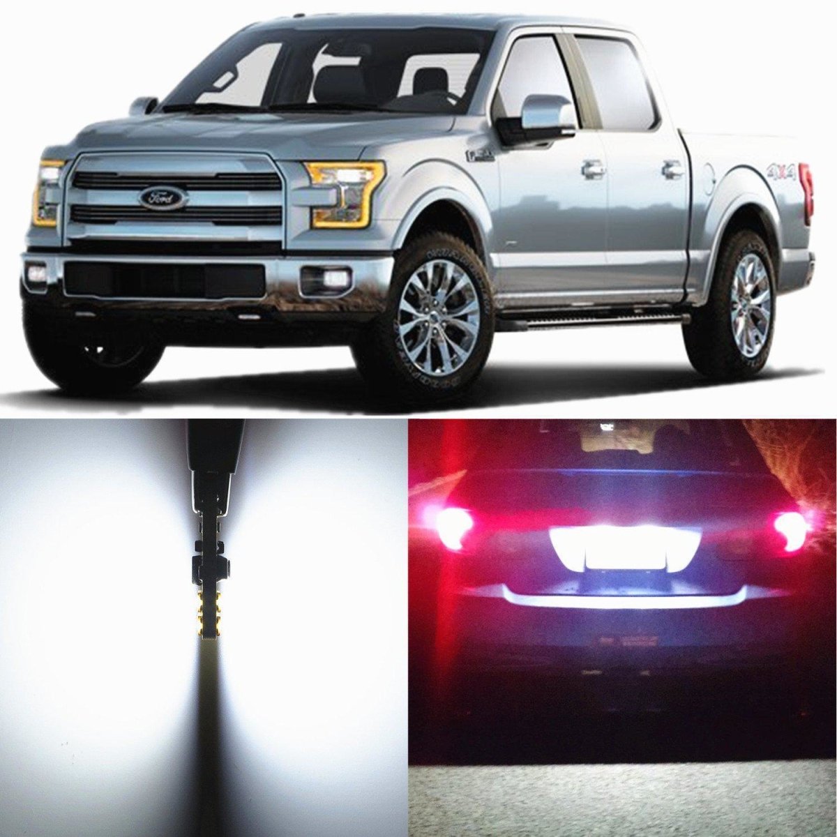 2pcs LED License Plate Light Replacement for Ford F150 F250 F350