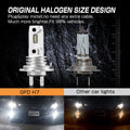 H7 LED Bulbs Upgrade Halogen High, Low Beam Forward Lighting, Fog Lights