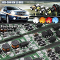 P21W 1156 LED Reverse Signal, Brake, Stop, DRL Lights Bulbs 3497