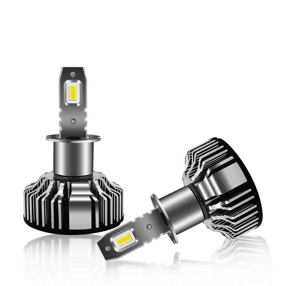 H3 LED Headlights Bulbs for Cars, Motorcycles, 6500K White