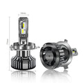 TS-CR HB2 9003 H4 LED Forward Lightings Bulbs for Motorcycles, Cars, Trucks, 6K White