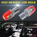 W2.1*9.5d Base T10 Wedge 168 194 LED Bulbs Interior Lights Replacement