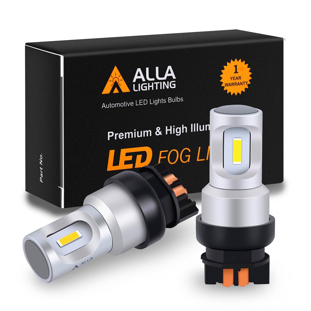 12174NA 12181NA PWY24W LED Turn Signal Lights Bulb Replacement, Yellow -Alla Lighting