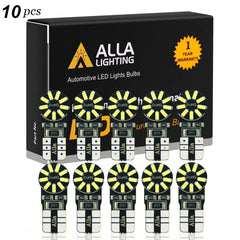 APLJZHZQ T10 LED Bulbs Super White 6000K - 2-Pack, Fits 194 168 2825 For License Plate, Dome, Map Lights-516129