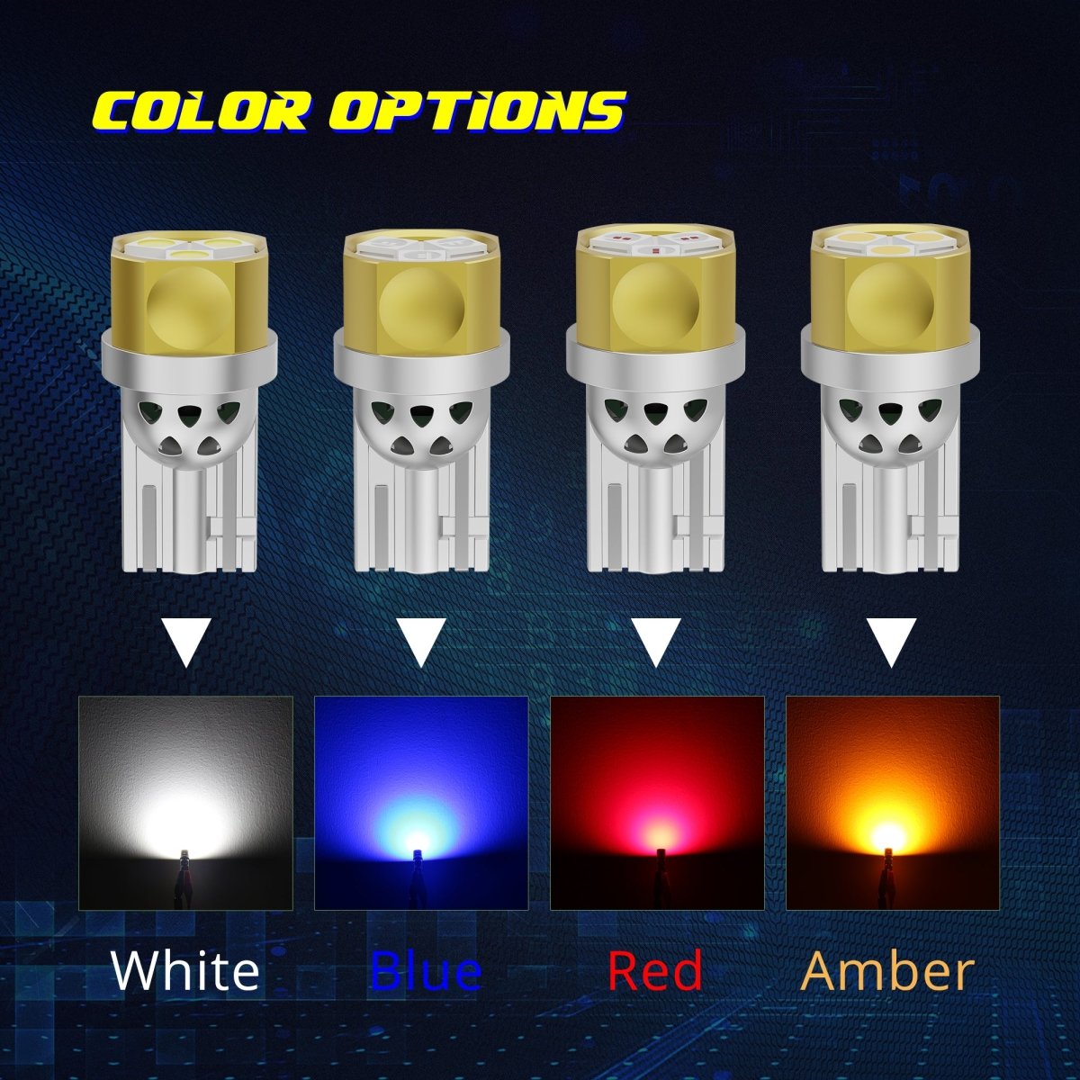 558 Led Bulb 194 171 LED Bulbs, 158 558 168 Map, Dome, License, Trunk Lights