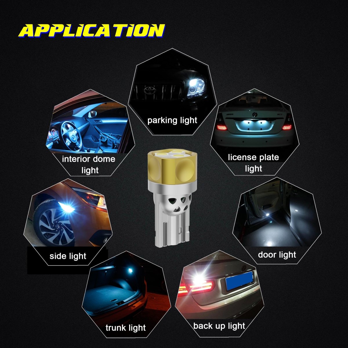 558 Led Bulb 194 171 LED Bulbs, 158 558 168 Map, Dome, License, Trunk Lights