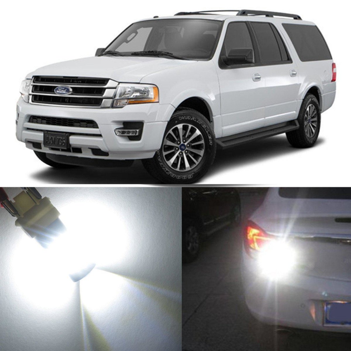 1997-2006/2018-2021 Ford Expedition Reverse Lights Bulbs LED Backup Upgrade -Alla Lighting