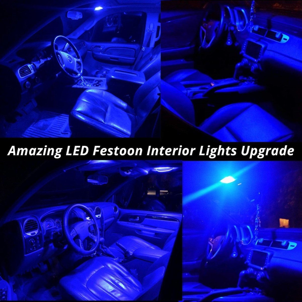 2002-2010 Ford Explorer Dome Lights/Map/Trunk Lamps Interior LED Upgrade -Alla Lighting