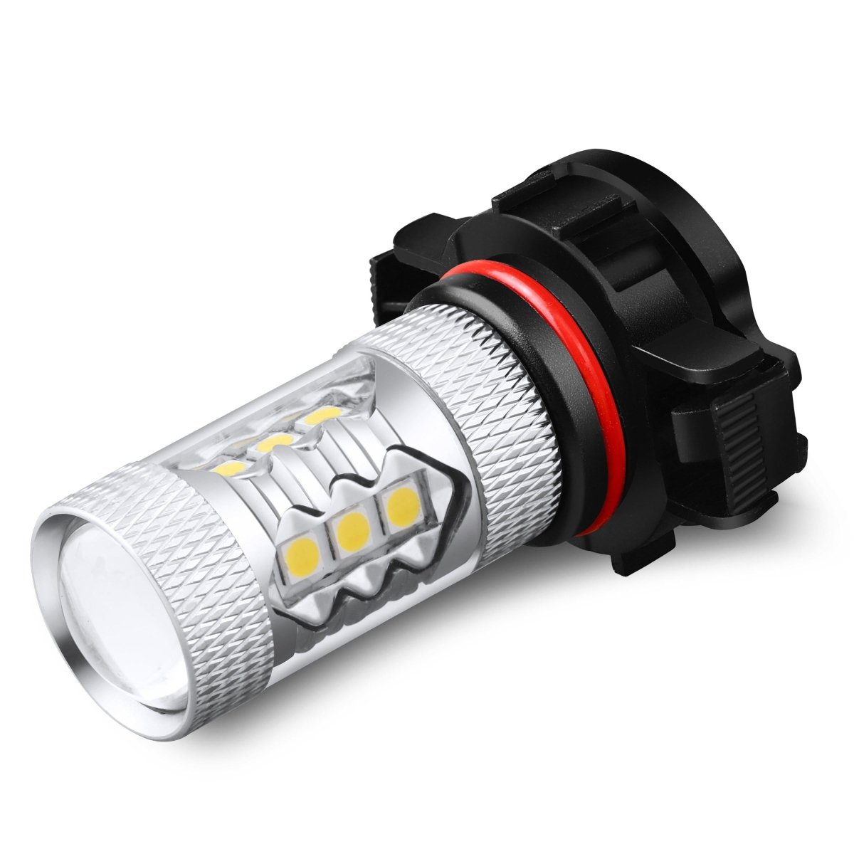 2504 PSX24W LED Fog Lights Bulbs 12276 Replacement, 3000K Yellow -Alla Lighting