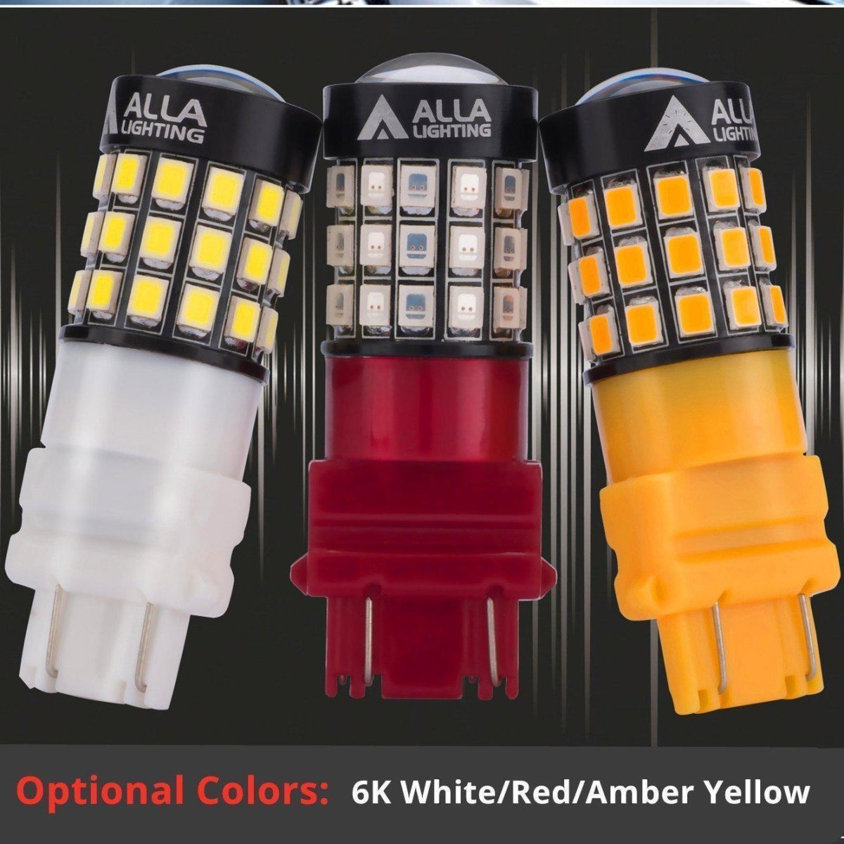 3156 3157 Strobe LED Brake Lights Flashing Stop Bulb, Super Bright Red