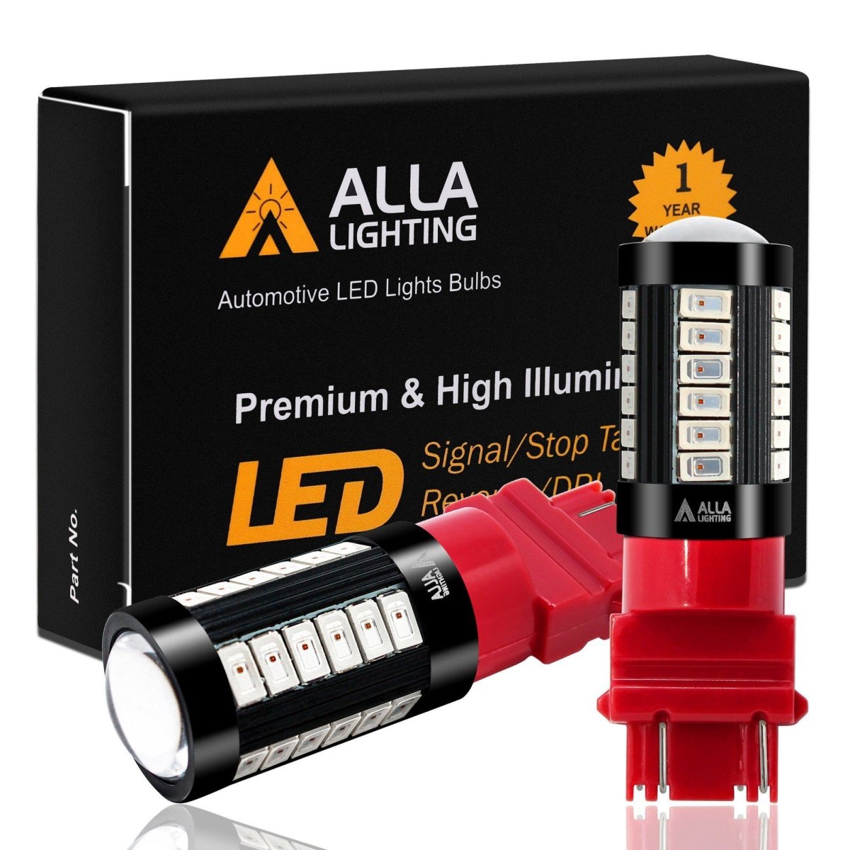 3157 3057 LED Strobe Brake Lights Flashing Stop Bulbs 3156 4057 -Alla Lighting