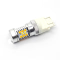 3457 3157 LED Switchback Bulbs Turn Signal Lights, 6K White/Amber Yellow