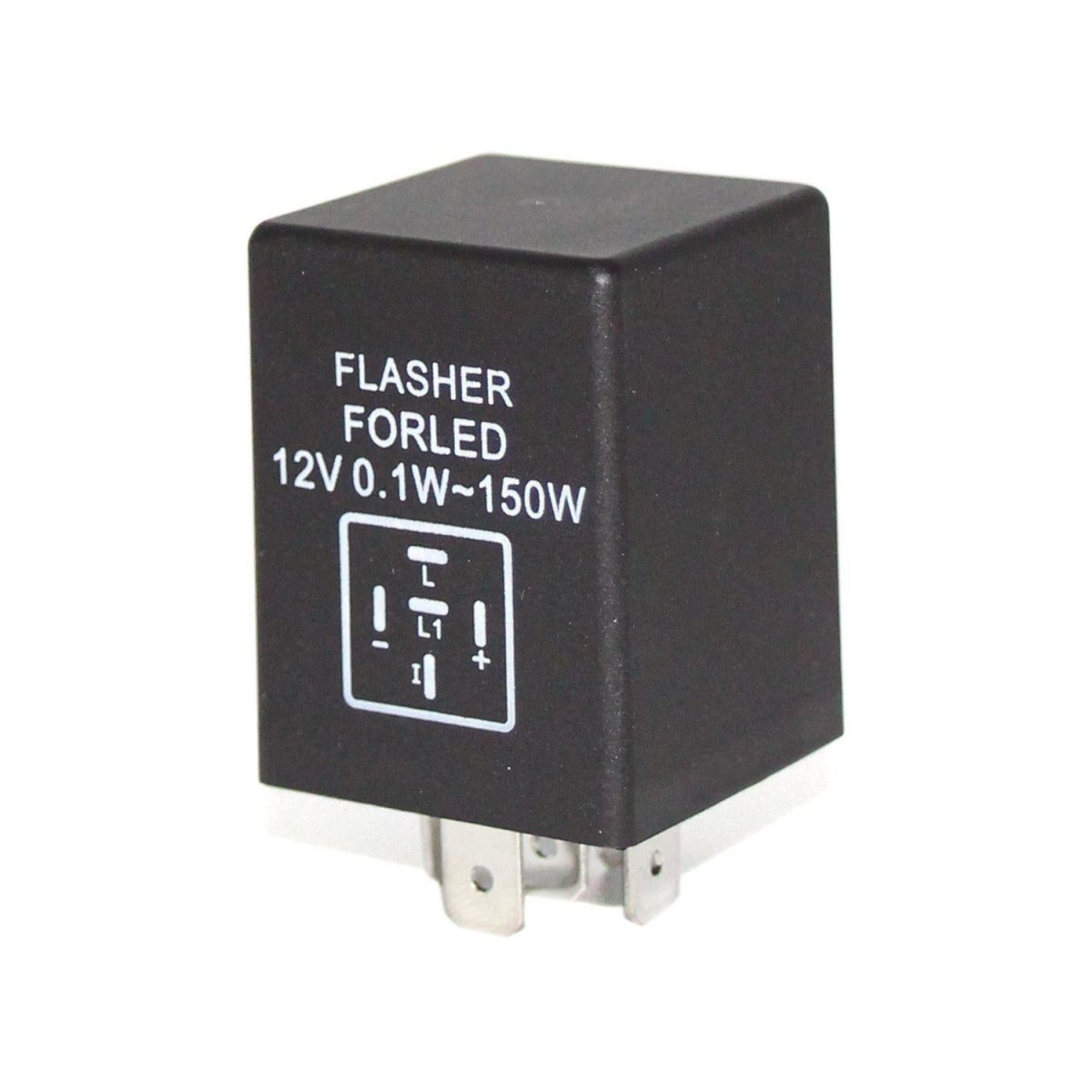 5-Pin EP27 FL27 Electronic LED Flasher Relay Fix LED Signal Hyper Flash -Alla Lighting Inc