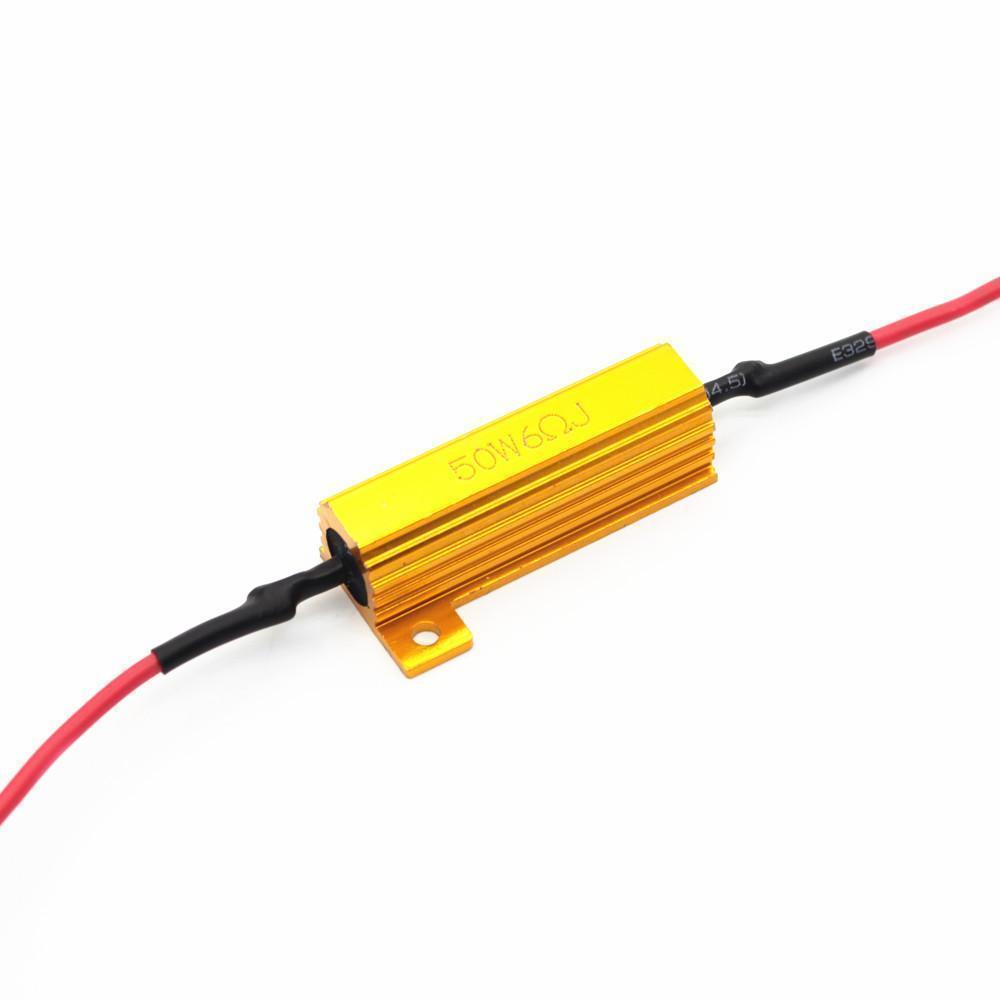 50W 6ohm LED Resistor, Fix Signal Hyper-Flash/Error Canceler