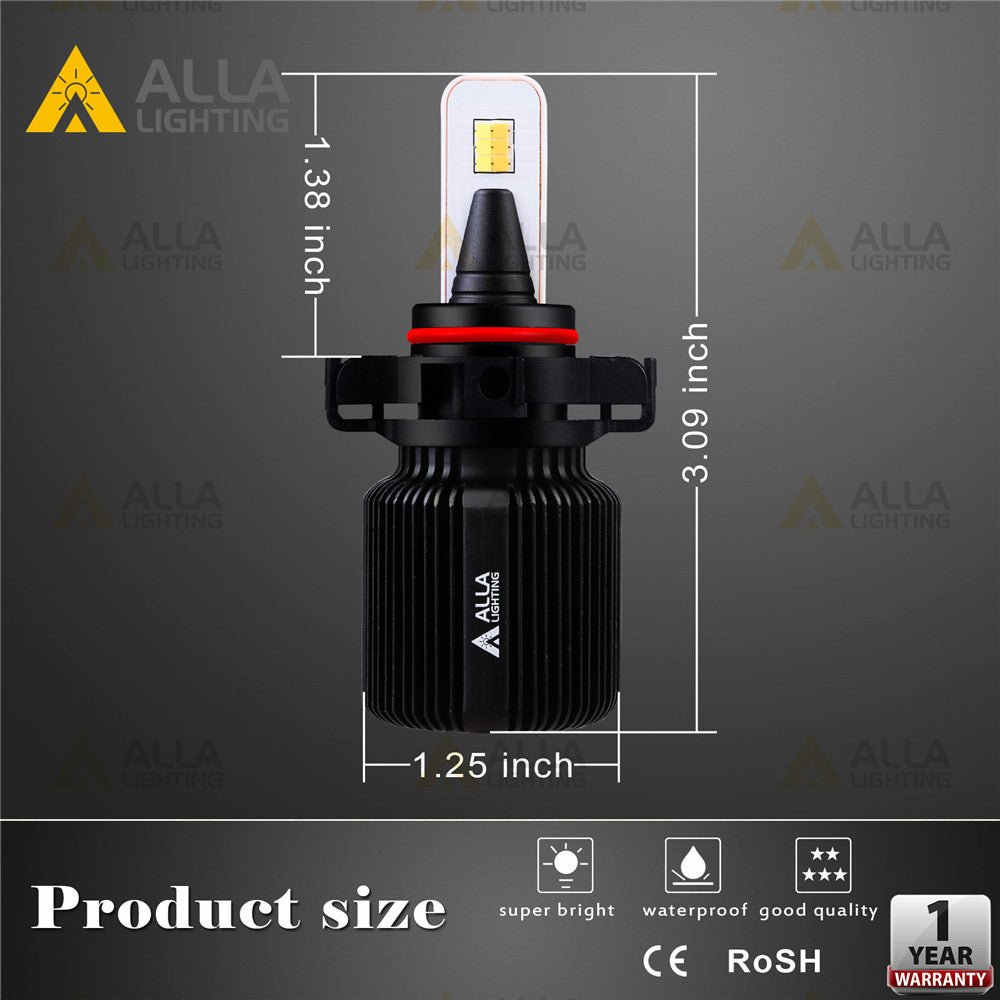 2-Color LED Fog Light Bulb,White Yellow Switchback,2504,5202,9006,H7,H10,H11,H16 - Foto 6