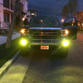 5201 DRL 5202 LED Fog Lights Bulbs PS19W 12085, 3000K Amber Yellow