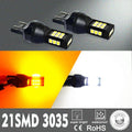 7443 7444 LED Switchback Bulbs Turn Signal Lights, White/Amber Yellow