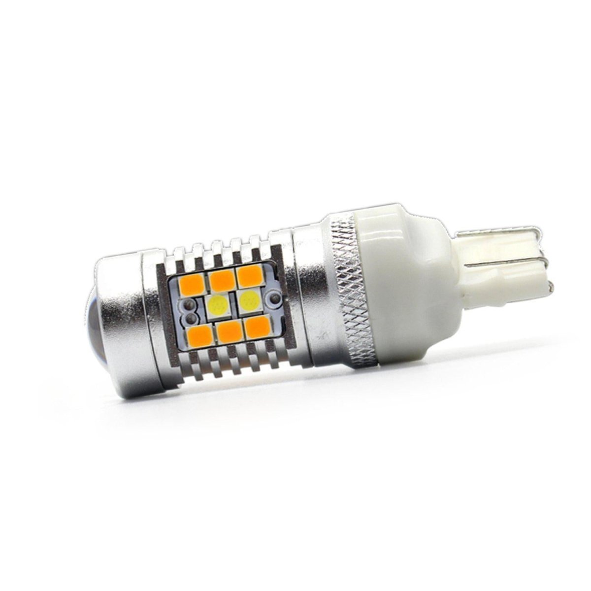 7444 7444 7443 LED Switchback, White/Amber Yellow Signal Lights