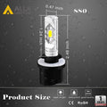 884 880 LED Bulbs ETI-SMD Fog Lights DRL 899, 6K White/Yellow/8000K Blue