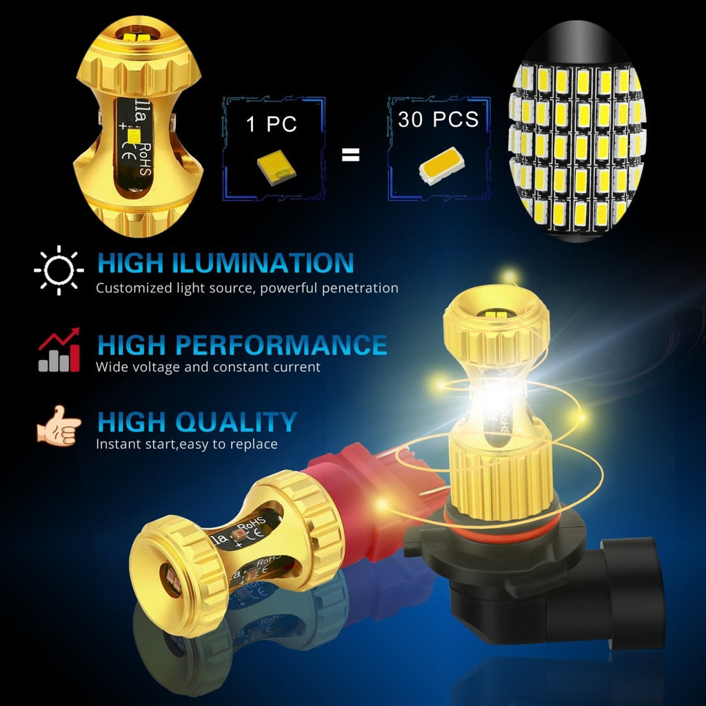 894 896 881 LED Fog Lights Bulb 12V Replacement for Cars, Trucks