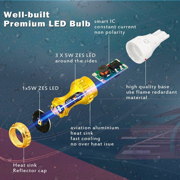 Super Bright T15 912 921 LED Bulbs, Best Car Reverse Light Replacement