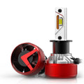 AG1 H3 LED Headlights Conversion Kits Bulbs | 6500K Xenon White -Alla Lighting