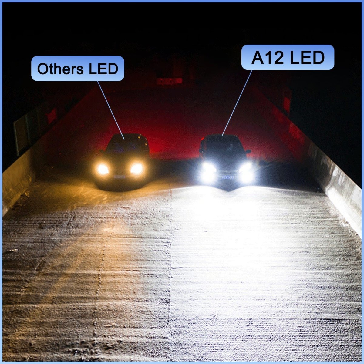 AG1 H7 LED Headlights Conversion Kits Bulbs | 6500K Xenon White -Alla Lighting
