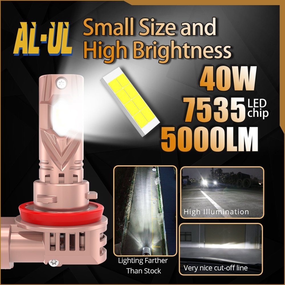 LED Headlights Bulbs High Low Beam Kits 6000k Xenon white