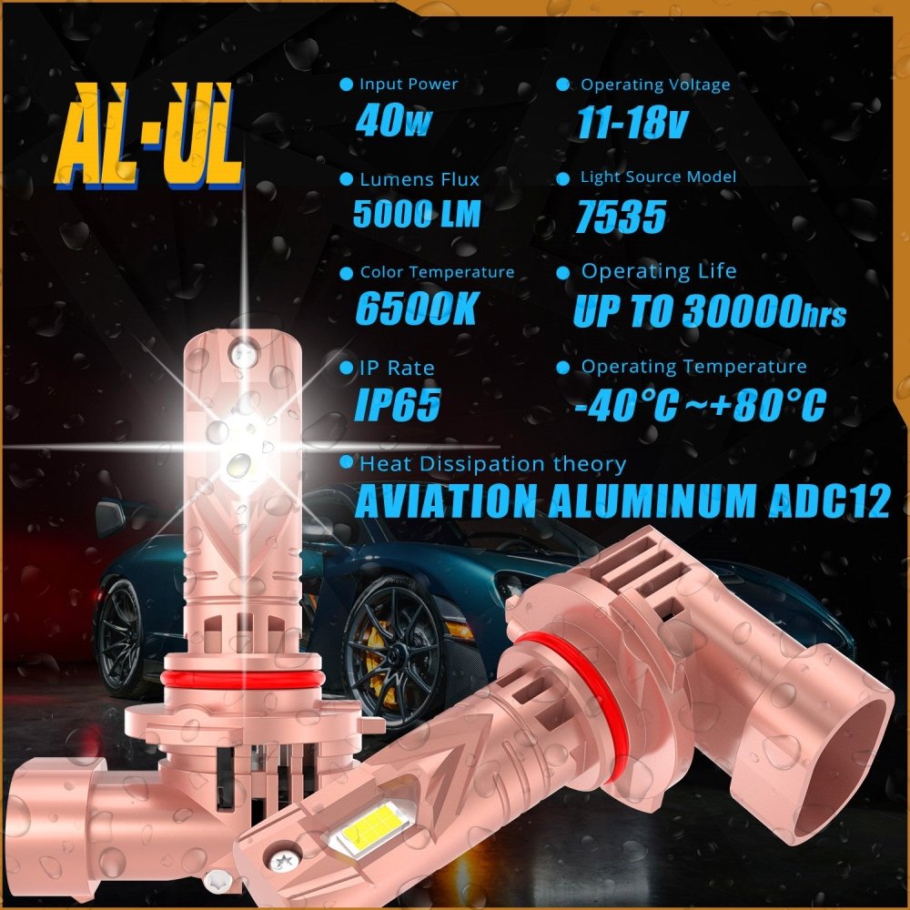 AL-UL LED Forward Lightings Bulbs High, Low Beam, Fog Lights -Alla Lighting