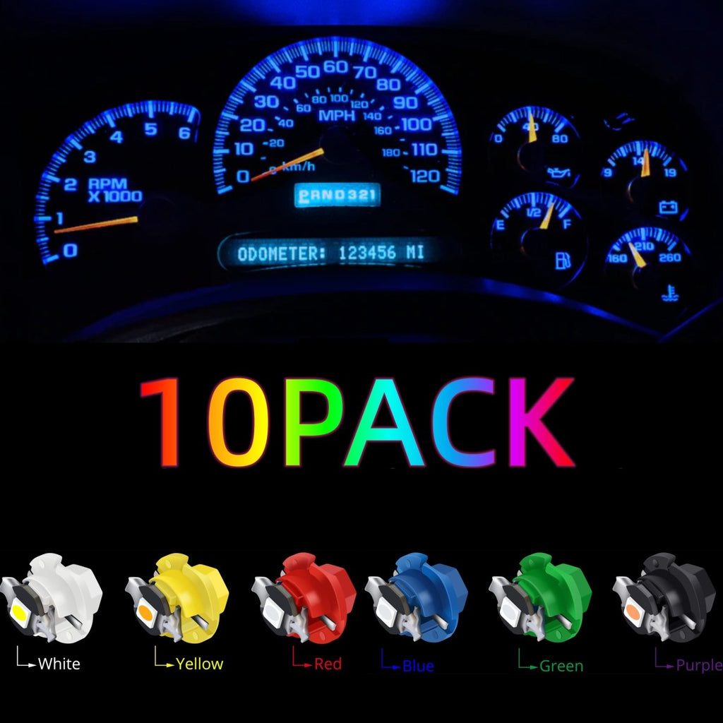 Ied Display Instrument B8.4D LED Dashboard Instrument Gauge Lights 2452MFX6 2723MFX6 Bulbs