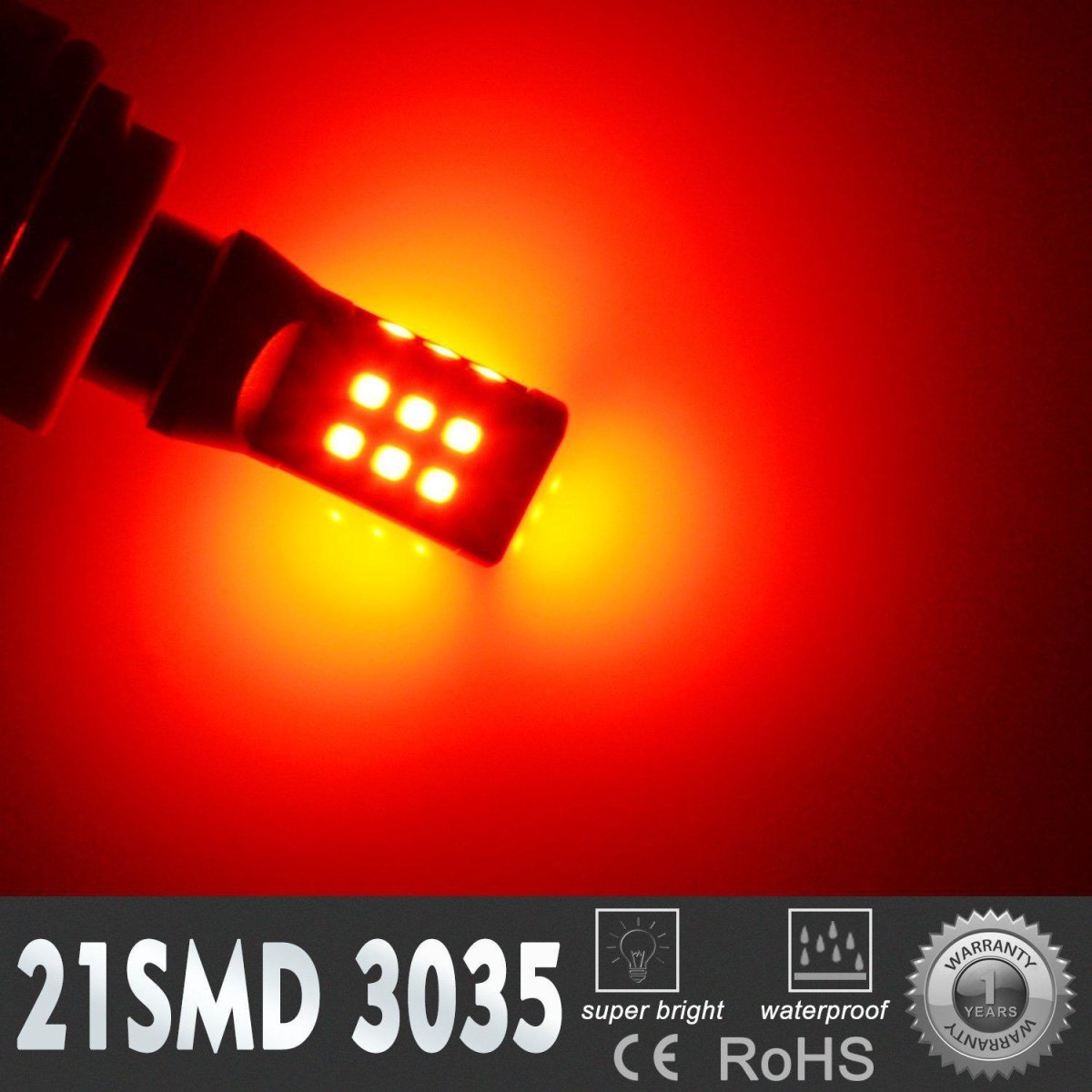 BA15S 1156 LED Lights Bulbs 3035-SMD Reverse, Signal, Brake Stop Lights -Alla Lighting
