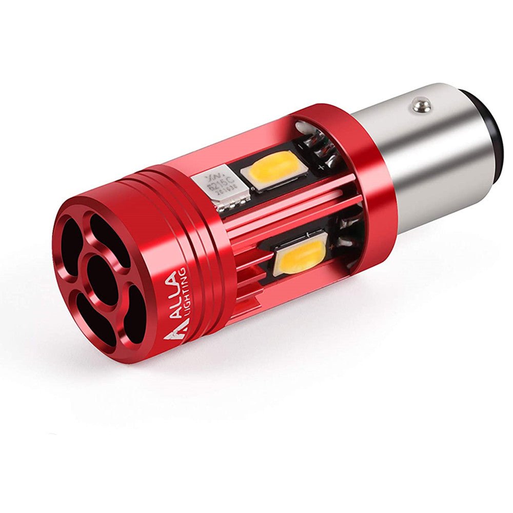 7528 1157 LED Strobe Brake Lights Red Flashing Stop Tail Light Bulbs