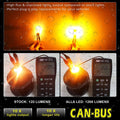 CAN Bus BAY15D 7528 1157 LED Bulbs Amber Yellow Turn Signal Light 2357