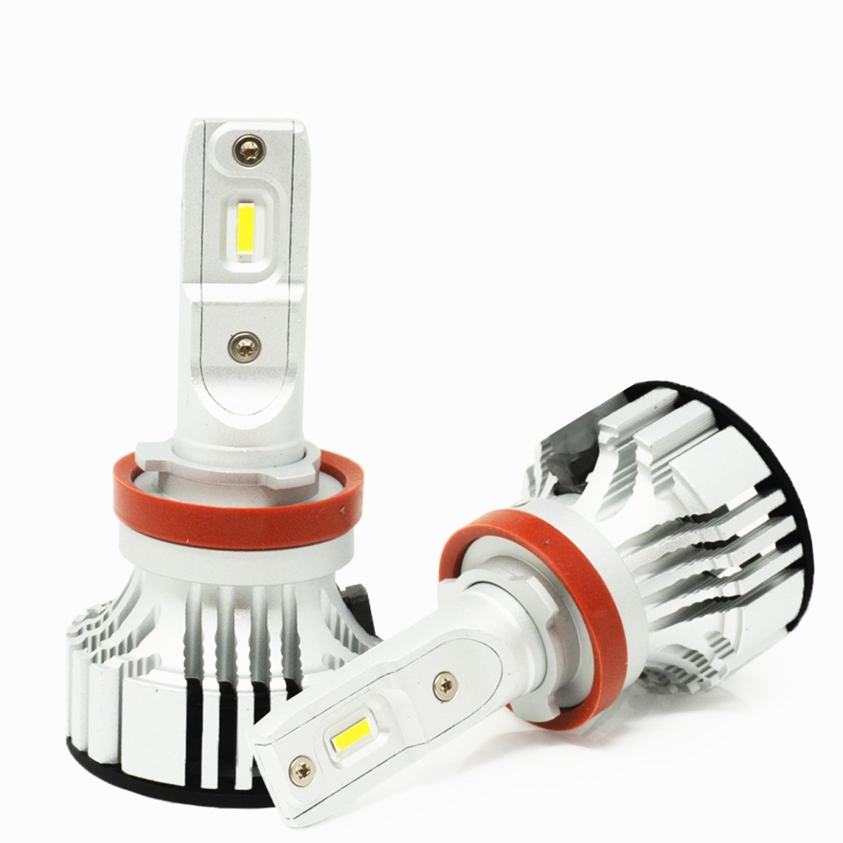 D-CR H8 H9 H11 LED Bulbs Daytime Running/Fog Lights, 3000K Amber Yellow -Alla Lighting