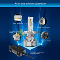 D-CR HB5 9007 LED Forward Lightings Bulb Upgrade Halogen/HID, 3000K Yellow