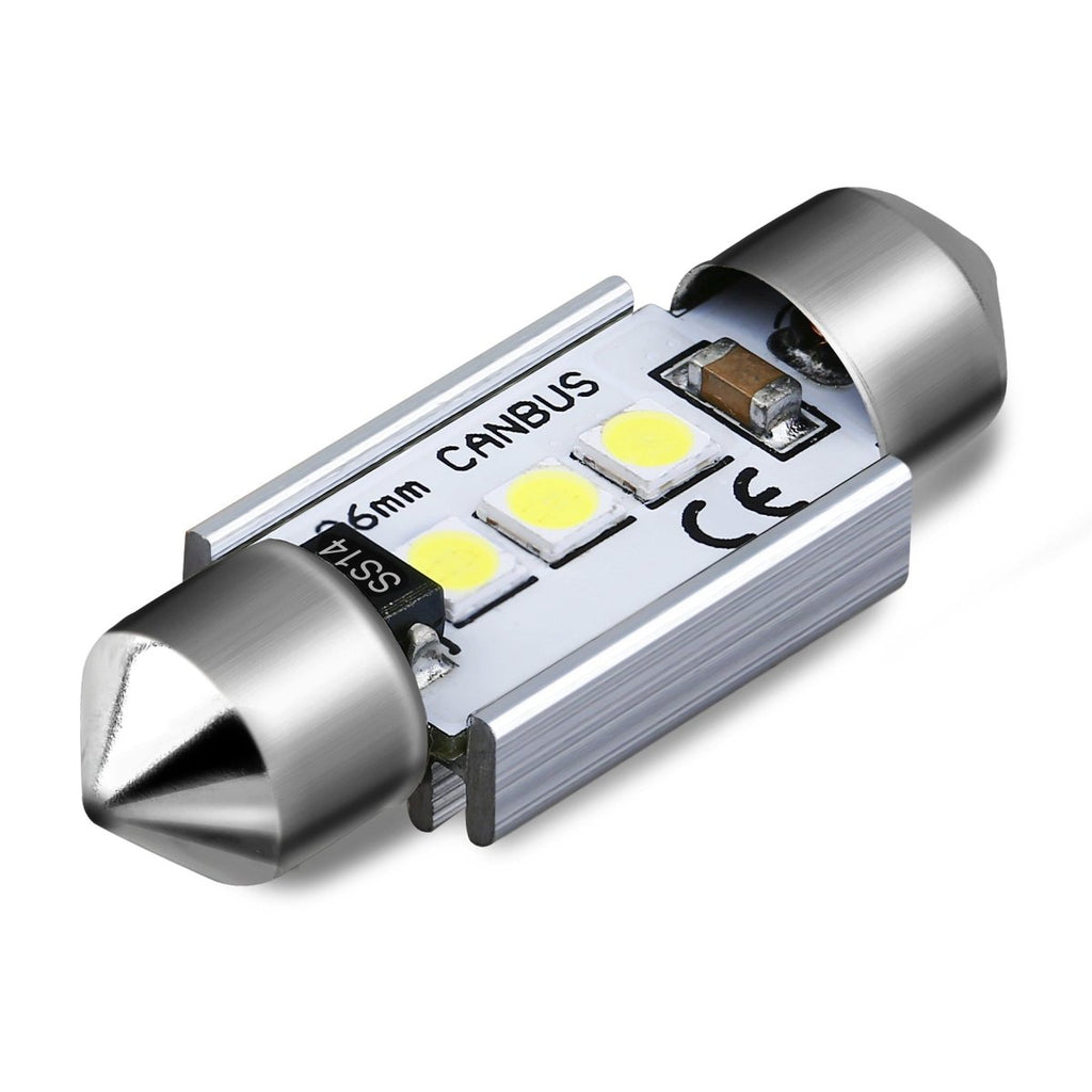 Autoled - Ampoule led c5w anti erreur 36mm / canbus 3 / leds /plaque /  habitacle ® - Distriartisan