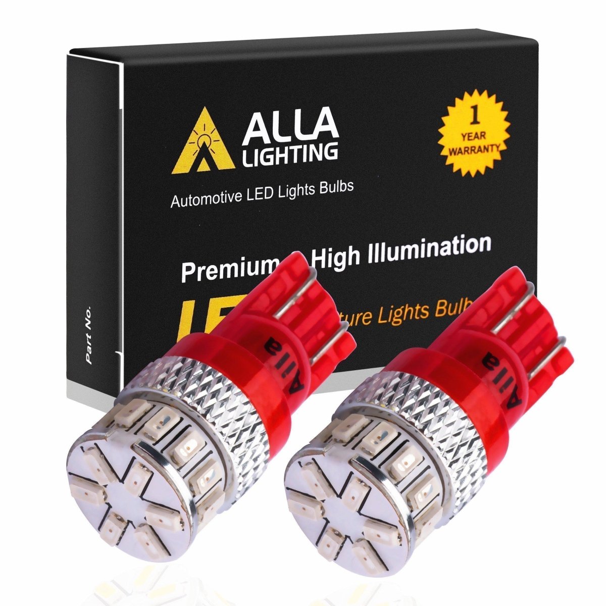 Ford Explorer License Plate Lights Bulbs LED Tag Lamps Replacement -Alla Lighting