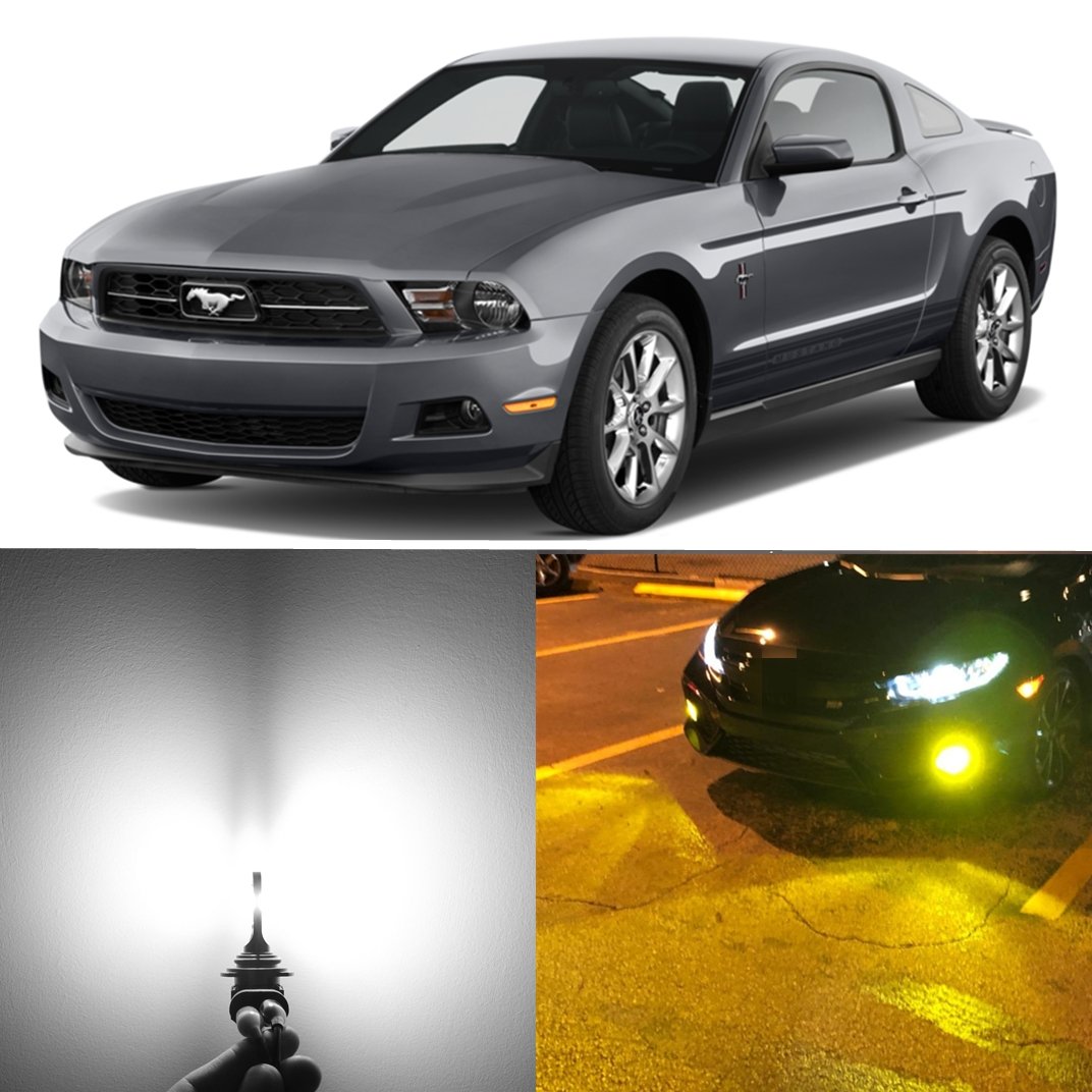 Ford Mustang Shelby GT500 Fog Lights Bulbs Replacement GT500KR LED Upgrade -Alla Lighting