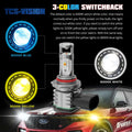 H10 9145 LED Switchback 9140 Fog Lights Bulbs | White, Yellow, Blue