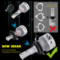 H7 LED Forward Lightings Bulbs for Mercedes Benz, Volkswagen Tiguan w/ Retainer Clip