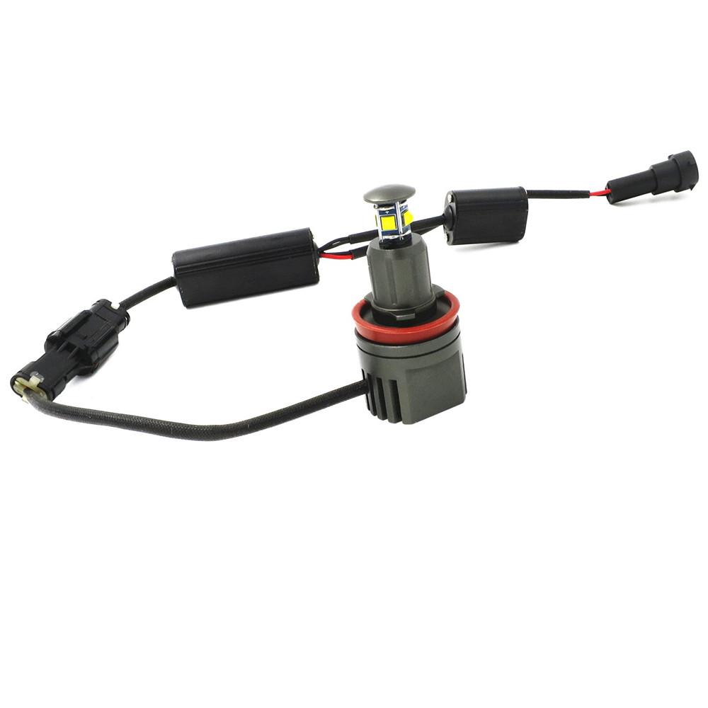 GFJMC 63217760782 Angel Eyes H8 200W CREE LED Marker Halo Light Error