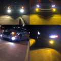 H10 9145 LED Switchback White/Yellow Forward Lightings, Fog Lights Bulbs